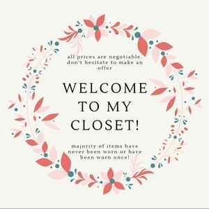 welcome to my closet!